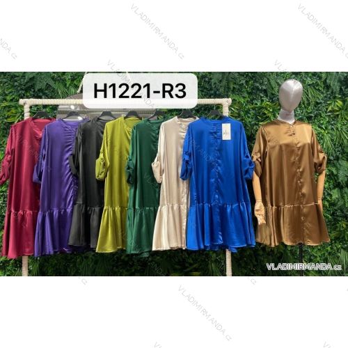 Šaty letní na ramínka dámské (S/M ONE SIZE) ITALSKÁ MÓDA IMPBB22B21841
