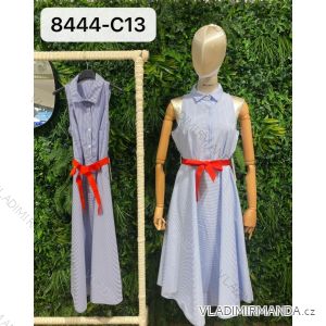 Šaty letní na ramínka dámské (S/M ONE SIZE) ITALSKÁ MÓDA IMPBB22B21841