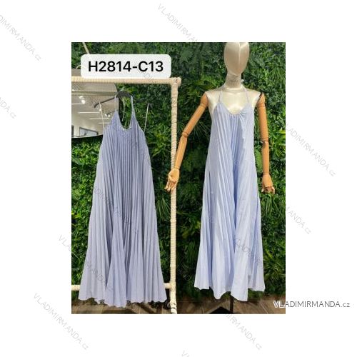Šaty letní na ramínka dámské (S/M ONE SIZE) ITALSKÁ MÓDA IMPBB22B21841