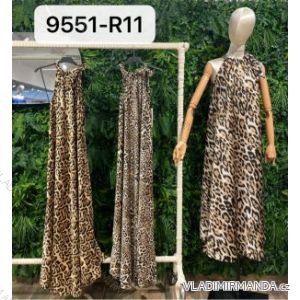 Šaty letní na ramínka dámské (S/M ONE SIZE) ITALSKÁ MÓDA IMPBB22B21841