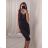 Women's long sleeve blouse (S / M ONE SIZE) ITALIAN FASHION IMWK21011 S/M Brown