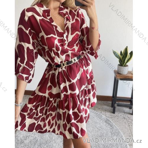 Šaty letní na ramínka dámské (S/M ONE SIZE) ITALSKÁ MÓDA IMPBB22B21841