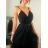 Šaty letní na ramínka dámské (S/M ONE SIZE) ITALSKÁ MÓDA IMPBB22B21841