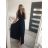 Women's Dress Long Straps Variable Tie (S/M/L/XL ONE SIZE) ITALIAN FASHION IMM223000HG - Fuchsia Pink - S/M