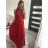 Women's Dress Long Straps Variable Tie (S/M/L/XL ONE SIZE) ITALIAN FASHION IMM223000HG - Fuchsia Pink - S/M