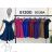 Elegant icecool long strapless dress for women (S / M ONE SIZE) ITALIAN FASHION IMM22921