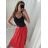 Women's Long Pleated Skirt (S/M/L ONE SIZE) ITALIAN FASHION IM422891