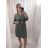 Women's Oversize Elegant Belted Short Sleeve Summer Dress (S/M/L/XL ONE SIZE) ITALIAN FASHION IMWB22191