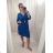 Women's Oversize Elegant Belted Short Sleeve Summer Dress (S/M/L/XL ONE SIZE) ITALIAN FASHION IMWB22191
