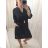 Women's Oversize Elegant Belted Short Sleeve Summer Dress (S/M/L/XL ONE SIZE) ITALIAN FASHION IMWB22191