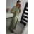 Women's Long Summer Short Sleeve Dress (S / ML / XL) ITALIAN FASHION IMWP22CR1918