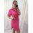Shirt 3/4 sleeve ladies strip (4XL/5XL ONE SIZE) ITALSKÁ MÓDA IM422026