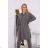 A sweatshirt set with a long side, graphite