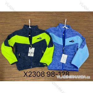 Children's boy's zip-up fleece sweatshirt (98-128) SEASON SEZ22X2308