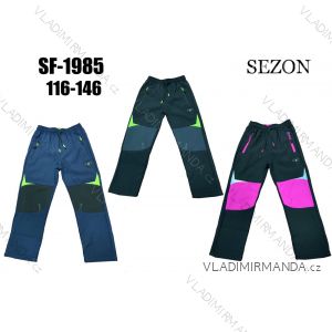 Softshell pants with fleece children's youth boys and girls (116-146) SEZON SEZ22SF-1985