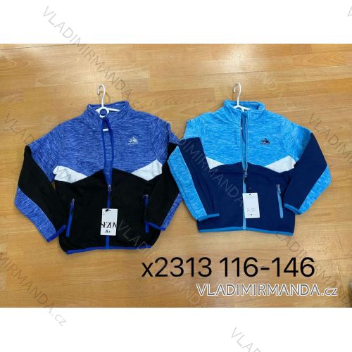 Warm children's sweatshirt for boys (116-146) SEZON SEZ21H-3031