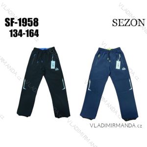 Warm softshell pants children's girls and boys (134-164) SEZON SEZ22SF-1958
