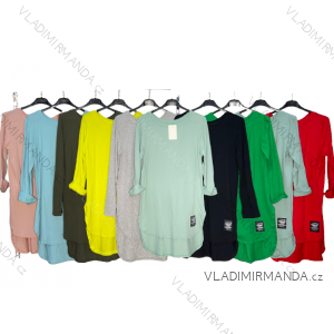 Women's Warm Long Sleeve Dress (L / XL ONE SIZE) ITALIAN FASHION IM421MIA