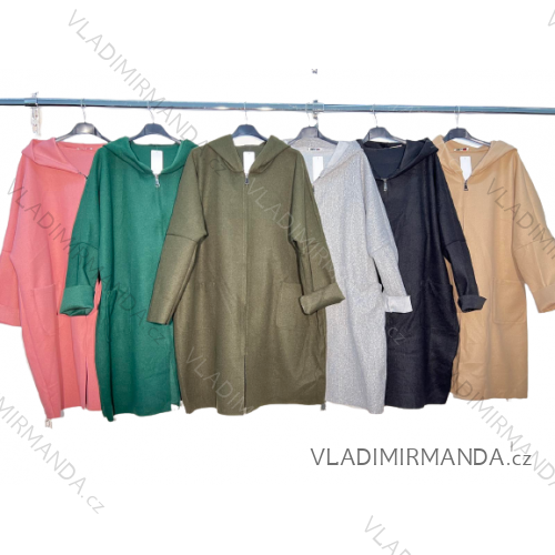 Shirt 3/4 sleeve ladies strip (4XL/5XL ONE SIZE) ITALSKÁ MÓDA IM422026