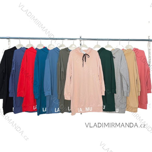 Shirt 3/4 sleeve ladies strip (4XL/5XL ONE SIZE) ITALSKÁ MÓDA IM422026