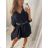 Šaty elegantní společenské plesové bez rukávu krátké dámské (S/M ONE SIZE) ITALSKÁ MÓDA IMM211105