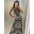 Women's summer icecool sleeveless long dress (S/M/L ONE SIZE) ITALIAN FASHION IMM22974