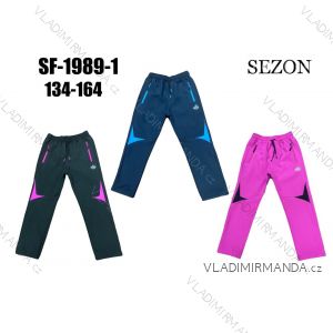 Softshell pants with fleece youth girls and boys (134-164) SEZON SEZ22SF-1989-1