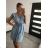 Women's sleeveless denim dress, women's (S / M ONE SIZE) ITALIAN FASHION IMM211284