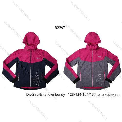 Sweatshirt outdoor spring baby girl (92-122) WOLF B2821