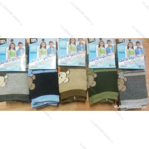 Socks warm thermo-threesome youth boys (24-35) AURA.VIA GV618