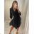Women's oversized cotton long sleeve shirt (S / M ONE SIZE) ITALIAN FASHION IMWM221600