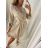 Women's oversized cotton long sleeve shirt (S / M ONE SIZE) ITALIAN FASHION IMWM221600