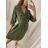Women's oversized cotton long sleeve shirt (S / M ONE SIZE) ITALIAN FASHION IMWM221600