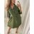 Women's oversized cotton long sleeve shirt (S / M ONE SIZE) ITALIAN FASHION IMWM221600