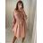 Women's oversized cotton long sleeve shirt (S / M ONE SIZE) ITALIAN FASHION IMWM221600