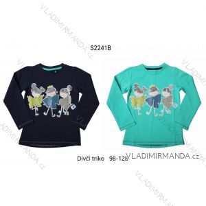 Sweatshirt outdoor spring baby girl (92-122) WOLF B2821