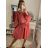 Women's Warm Long Sleeve Dress (L / XL ONE SIZE) ITALIAN FASHION IM422BETY