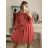 Women's Warm Long Sleeve Dress (L / XL ONE SIZE) ITALIAN FASHION IM422BETY