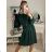 Women's Warm Long Sleeve Dress (L / XL ONE SIZE) ITALIAN FASHION IM422BETY
