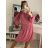 Women's Warm Long Sleeve Dress (L / XL ONE SIZE) ITALIAN FASHION IM422BETY
