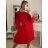 Women's Warm Long Sleeve Dress (L / XL ONE SIZE) ITALIAN FASHION IM422BETY