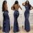 Šaty elegantní dlouhé bez rukávu dámské (S/M ONE SIZE) ITALSKá MóDA IMM22LS24047