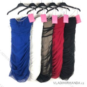 Šaty letní na ramínka dámské (S/M ONE SIZE) ITALSKÁ MÓDA IMPBB22B21841