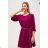 Šaty dlouhé dlouhý rukáv dámské (S/M ONE SIZE) ITALSKÁ MÓDA IMM22EL4237