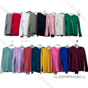Knitted sweater thin turtleneck long sleeve women (L / XL ONE SIZE) ITALIAN FASHION IMD211110