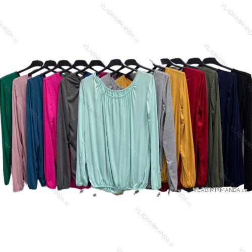 Women's Plus Size Long Sleeve Tunic (2XL/3XL ONE SIZE) ITALIAN FASHION IMC22542