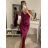 Women's elegant evening dress with straps (S/M ONE SIZE) ITALIAN FASHION IM3222IM322MONICA0 -   Dark turquoise
,   S/M