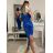 Women's elegant evening dress with straps (S/M ONE SIZE) ITALIAN FASHION IM3222IM322MONICA0 -   Dark turquoise
,   S/M