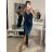 Women's elegant evening dress with straps (S/M ONE SIZE) ITALIAN FASHION IM3222IM322MONICA0 -   Dark turquoise
,   S/M