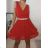 Šaty elegantní bez rukávů dámské (S/M ONE SIZE) ITALSKÁ MÓDA IMM22917 black S/M